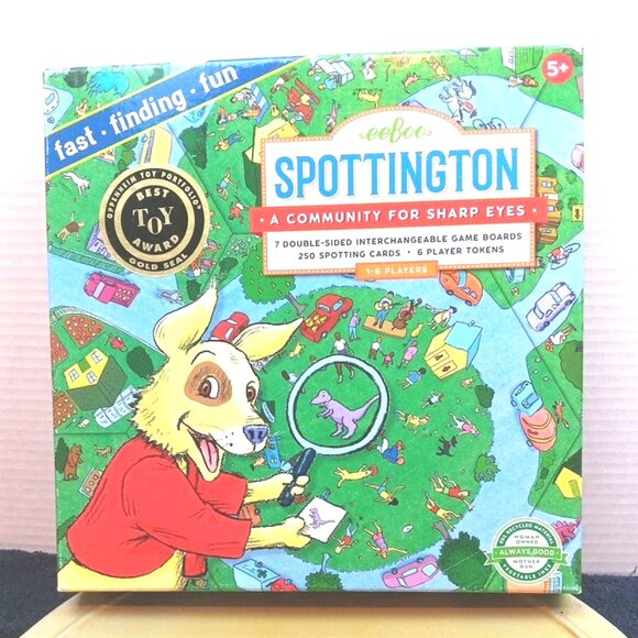 Eeboo Cardgame Spottington A Community With A Sharp Eye Game - Picture 1 of 12